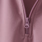 Dusty plum scallped zipper active set