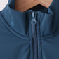 Navy scallped zipper active set