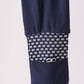 Navy zipper bamboo anti-slip romper