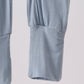 Blue zipper bamboo anti-slip romper