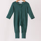 Forest zipper bamboo romper