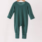 Forest zipper bamboo romper