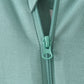 Sage zipper bamboo romper