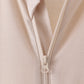 Beige zipper bamboo anti-slip romper