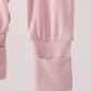 Pink ruffle zipper bamboo romper – view 4
