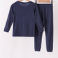 Navy bamboo pajama set – view 6