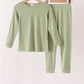 Green bamboo pajama set – wholesale for boutiques | Honeydew USA