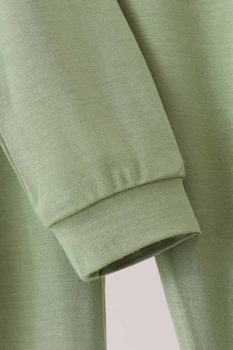 Green bamboo pajama set – view 3