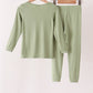 Green bamboo pajama set – view 6