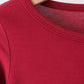 Burgundy bamboo pajama set – view 2