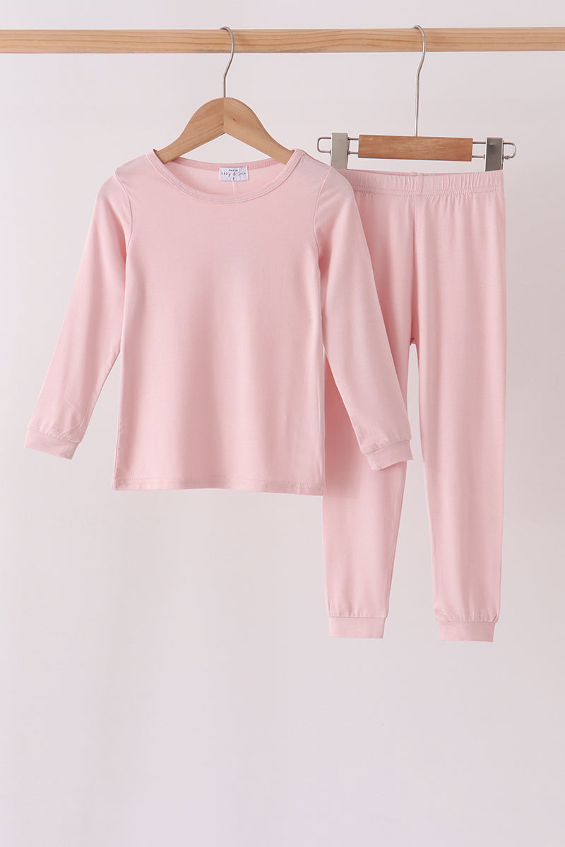 Pink bamboo pajama set – wholesale for boutiques | Honeydew USA