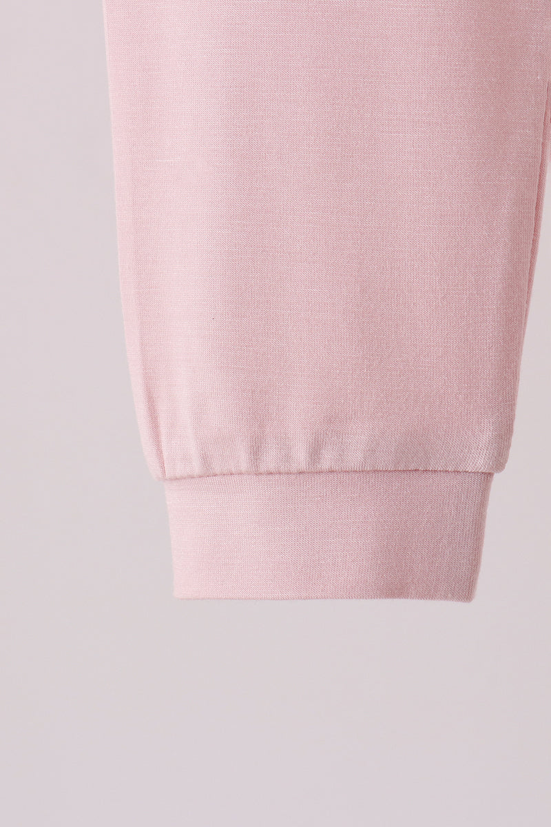 Pink bamboo pajama set – view 5