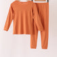 Caramel bamboo pajama set – view 6