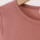 Dusty rose bamboo pajama set – view 2