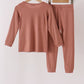 Dusty rose bamboo pajama set – view 5