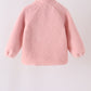 Pink fleece zipper jacket