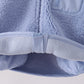 Blue fleece zipper jacket