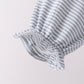 Sage turkey embroidery stripe top