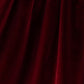 Maroon velvet bow dress
