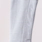 Sage turkey embroidery stripe romper