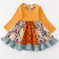 Platinum Yellow halloween twirl dress