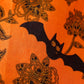 Platinum Yellow halloween print stripe dress