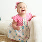Platinum balcony print girl set