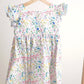 Floral easter bunny hand-smocked dress