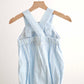 Blue easter bunny hand-smocked boy bubble