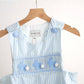 Blue easter bunny hand-smocked boy jonjon