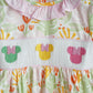 Sweet island character hand smocked bloomer set