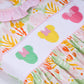 Sweet island character hand smocked ruffle pants set