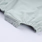 Sage cow hand smocked bubble