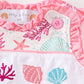 Pink Shell Embroidered Bubble