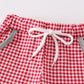 Green Farm French Knot Shorts Set