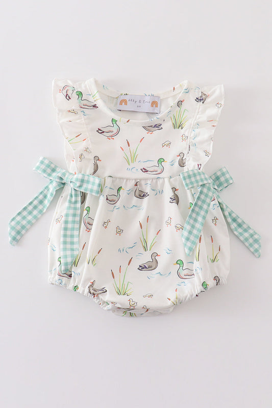 Sage Mallard Floral Bubble