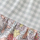 Sage pastel floral harmony mom&me gingham dress
