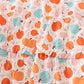 Orange pumpkin print mom dress