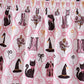 Pink Cat Print Mom Dress