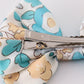 Blue aqua meadow girl piggie hair bow