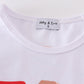 White music fan print mom&me top