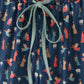 Navy nativity print dad pajamas pants