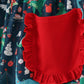 Green dinosaur print mom pajamas pants