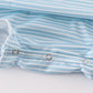 Blue stripe santa claus embroider girl bubble
