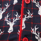 Navy deer print mom gown