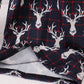 Navy deer print mom pajamas pants