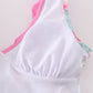 Blushing rose garden print mom swimsuit