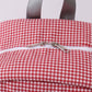 Red Alabama embroidery gingham backpack