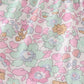 Mint pink floral print mom&me tiered dress