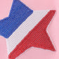 Pink star sequin mom&me top